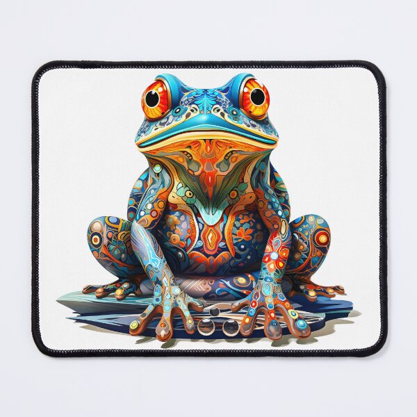 Item preview, Frog Art - Trippy DMT Art Frog - Psychedelic Art designed and sold by AlanPhotoArt.