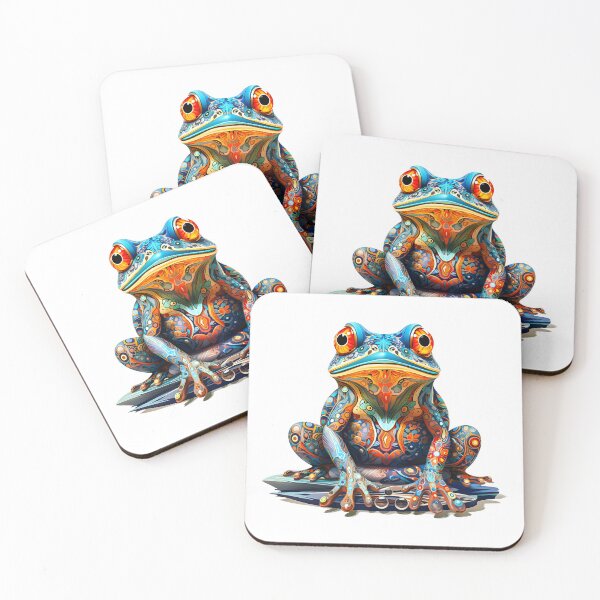 Item preview, Frog Art - Trippy DMT Art Frog - Psychedelic Art designed and sold by AlanPhotoArt.