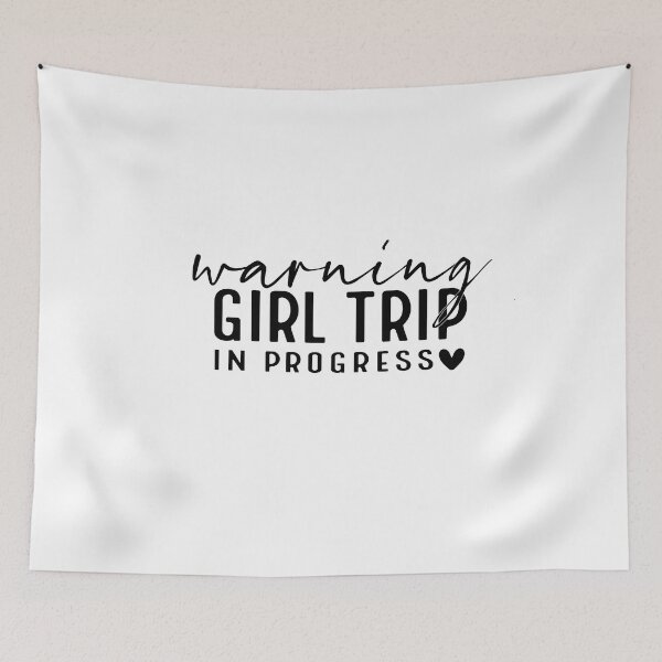 Item preview, Funny Vacay Mode Quote Warning Girl Trip In Progress cool Holiday Summer Vacation Girl Trip For My Best Friend designed and sold by saadabs.