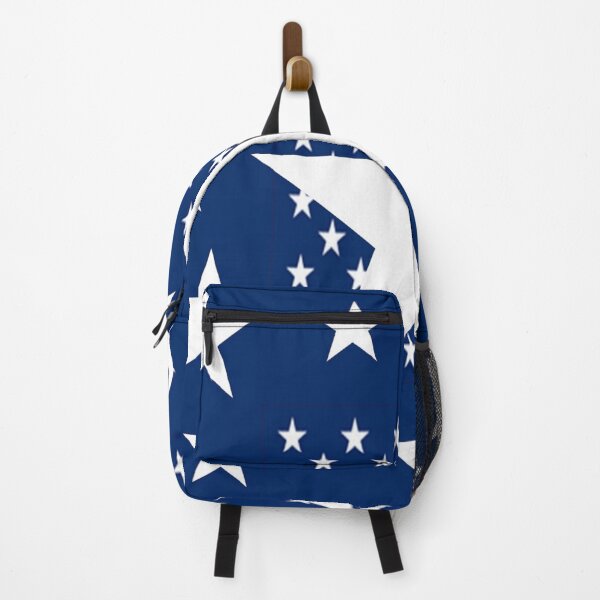 Item preview, WHITE STARS BLUE AMERICANA DESIGN PATTERN ART designed and sold by sharlesart.