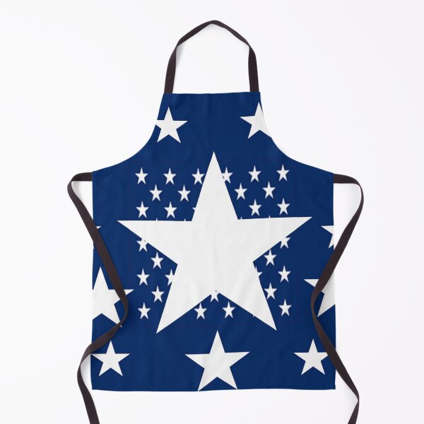 Item preview, WHITE STARS BLUE AMERICANA DESIGN PATTERN ART designed and sold by sharlesart.