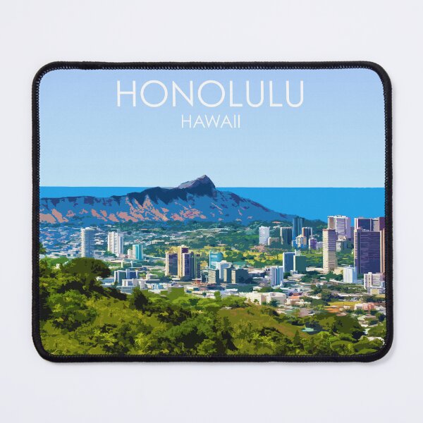 Item preview, Diamond Head, Honolulu, Hawaii, USA, Print designed and sold by summattodraw.