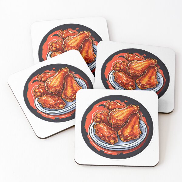 Item preview, Juicy wings in spicy sauce designed and sold by abmkf.