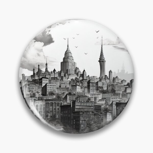 Item preview, Illustration of a city designed and sold by TogetherDshop.