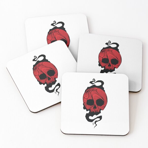 Item preview, Red Skull Tattoo Style Illustration designed and sold by Kamil Kowalski.