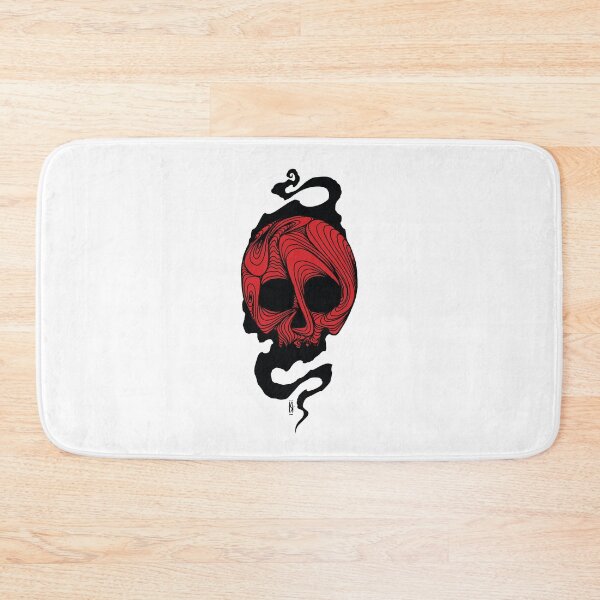 Item preview, Red Skull Tattoo Style Illustration designed and sold by Kamil Kowalski.