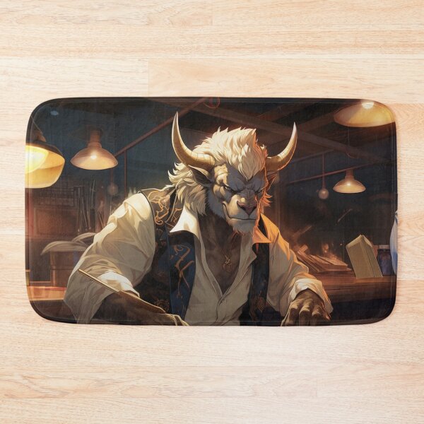 Item preview, Big bull playing billiards designed and sold by RichardDHJ.