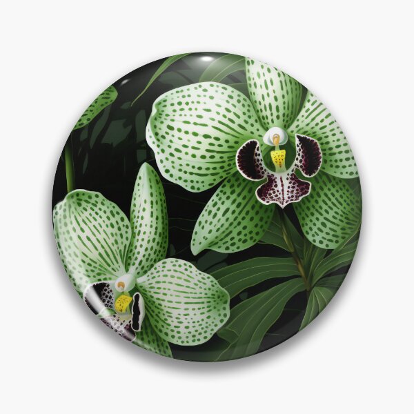 Item preview, Greenish orchids designed and sold by SilviaDays.