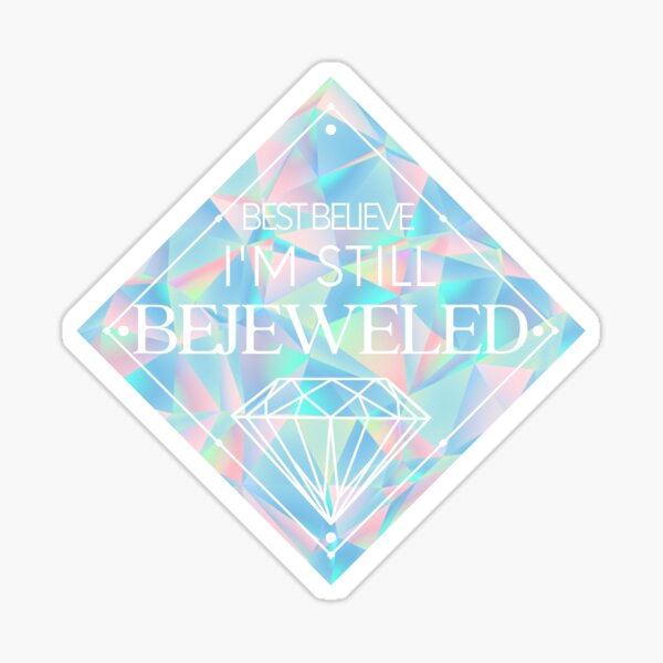Bejeweled Taylor Swift Holographic Sticker  Vinyl Waterproof Sticker –  handsomeprintsdesign