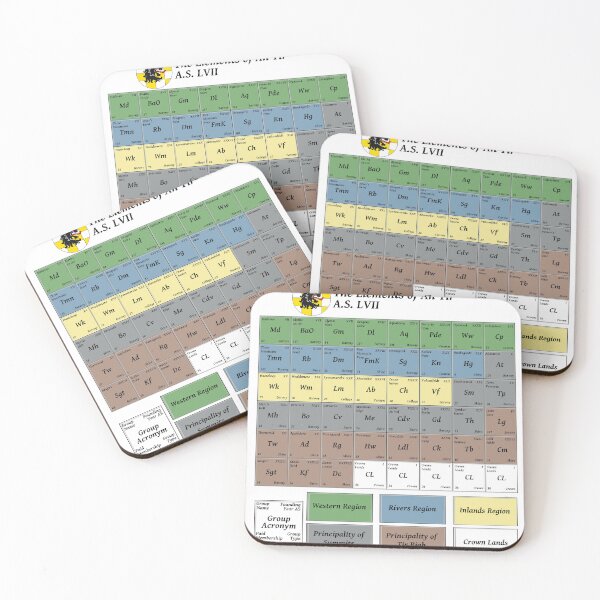 Item preview, Periodic Table of An Tir designed and sold by Disaandrea.
