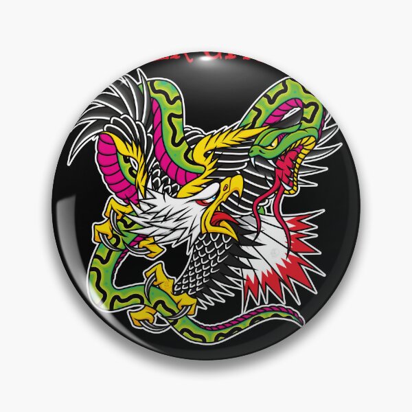 Item preview, Eagle And Snake Traditional Old School Tattoo designed and sold by Creative--Style.