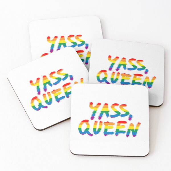 Artikelvorschau, Yass Queen rainbow pride colors entworfen und verkauft von pinguinii.