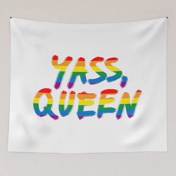 Item preview, Yass Queen rainbow pride colors designed and sold by pinguinii.