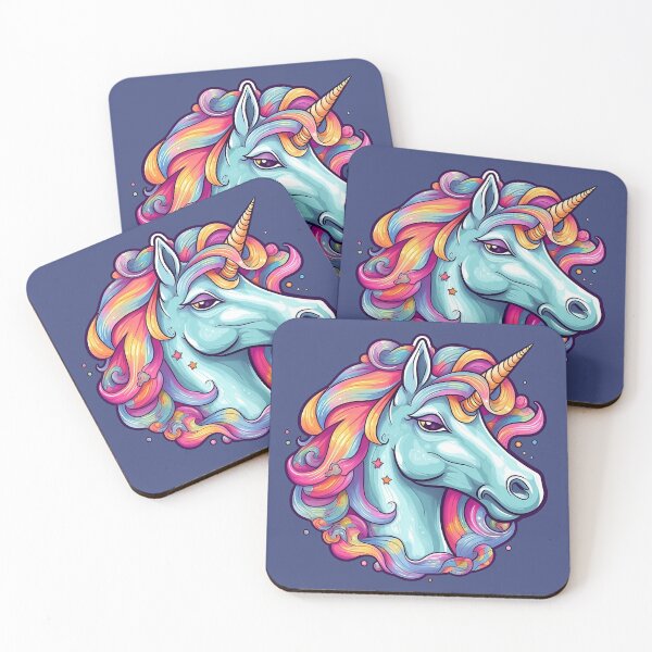Item preview, CUTE UNICORN COLORFUL HORSE designed and sold by Hiszpanka.