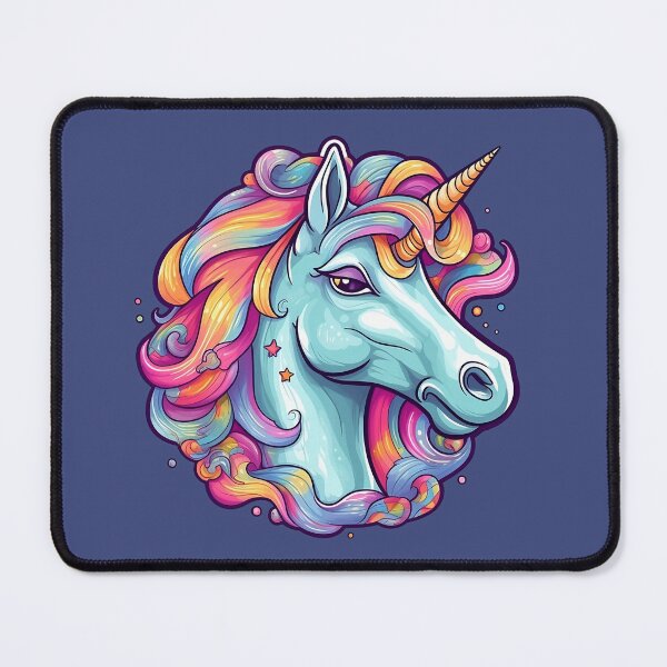 Item preview, CUTE UNICORN COLORFUL HORSE designed and sold by Hiszpanka.