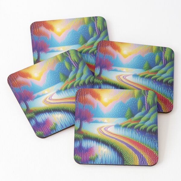 Item preview, Beaded rainbow scenery  designed and sold by Roxburylane.