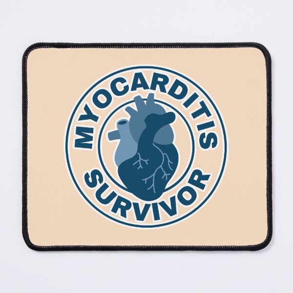 Item preview, Myocarditis survivor symbol for myocarditis awareness of cardiomyopathy designed and sold by Lady-Frost.