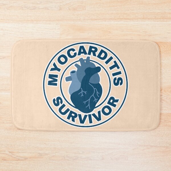 Item preview, Myocarditis survivor symbol for myocarditis awareness of cardiomyopathy designed and sold by Lady-Frost.