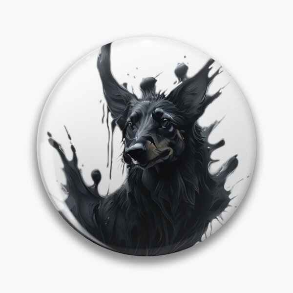Item preview, Ink splattered dog, aesthetic design designed and sold by twisted-dot.