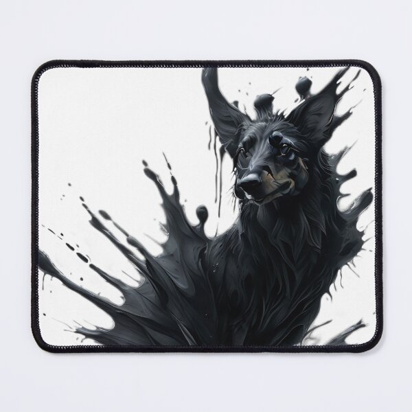 Item preview, Ink splattered dog, aesthetic design designed and sold by twisted-dot.