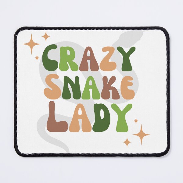 Item preview, Crazy Snake Lady | Pet Reptile Design designed and sold by ThreadMummy.