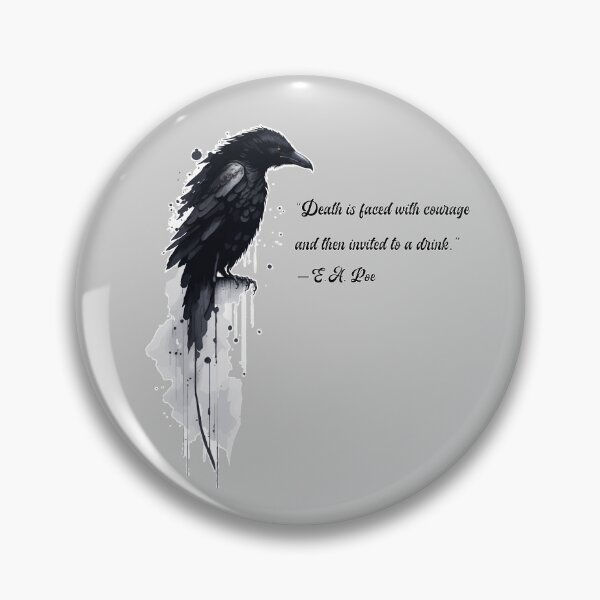 Artikelvorschau, Edgar Allan Poe: Der Tod ist ein mutiges Gesicht entworfen und verkauft von HuskyTopia.