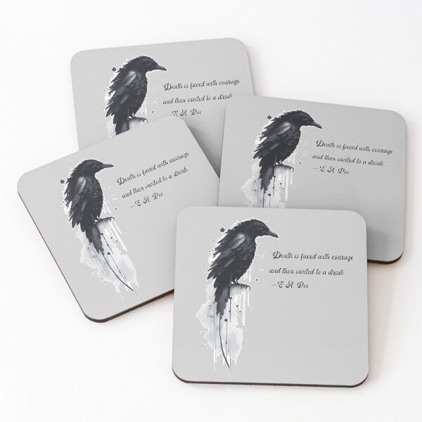 Item preview, Edgar Allan Poe: Death is face with courage designed and sold by HuskyTopia.
