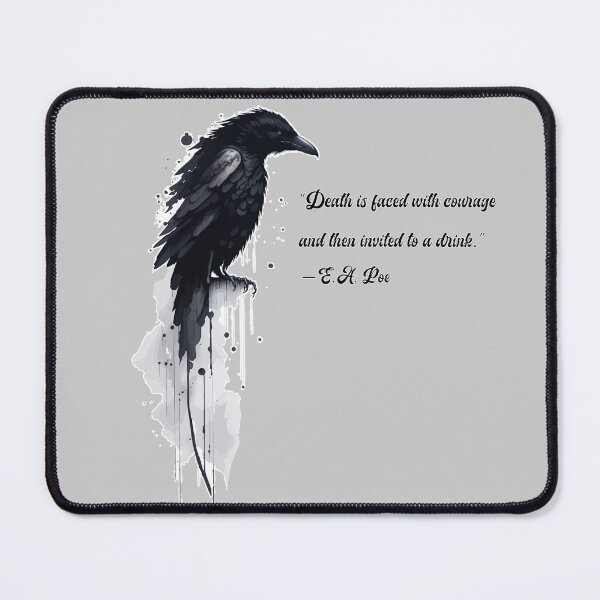 Item preview, Edgar Allan Poe: Death is face with courage designed and sold by HuskyTopia.