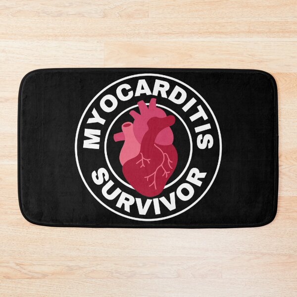 Item preview, Myocarditis survivor and red anatomical heart for myocarditis  designed and sold by Lady-Frost.