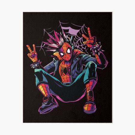 Spider Punk Art Board Prints for Sale