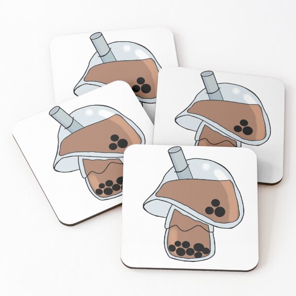 Item preview, Boba Bubble Tea Mushroom Cup With Straw  designed and sold by DoodleBaby.