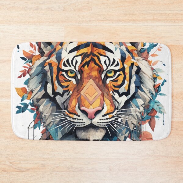 Item preview, Bold Geometric Tiger  designed and sold by Ecollections.