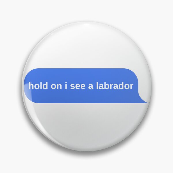 Item preview, Hold On I See A Labrador Dog Message designed and sold by JacoBeatzShop.