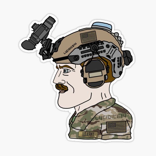 Tactical Chief Sticker for Sale by Lucidic614