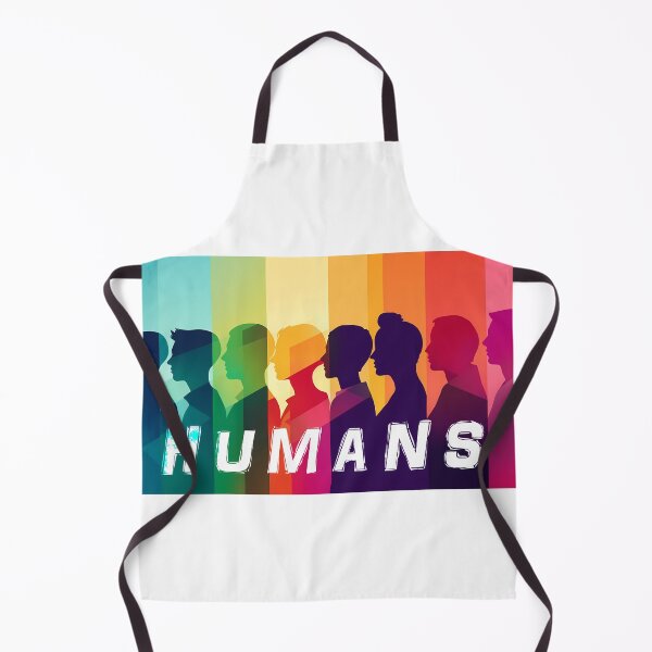 Item preview, "Humans" lettering with bright colors designed and sold by MLArtifex.