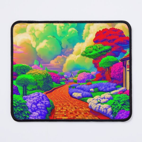 Item preview, When the Hydrangea Are in Bloom Pop Art Landscape designed and sold by LaRoach Digital Arts.