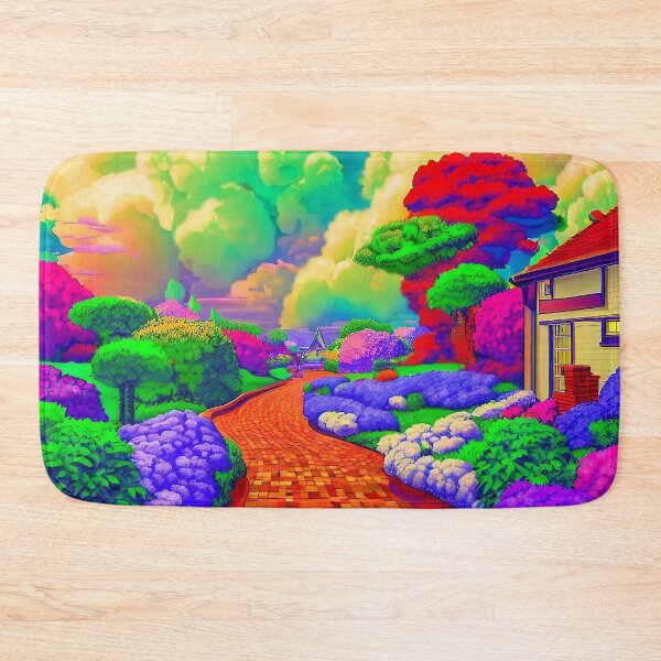 Item preview, When the Hydrangea Are in Bloom Pop Art Landscape designed and sold by LaRoach Digital Arts.