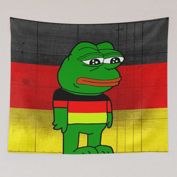 Item preview, Sad German Pepe designed and sold by Slav-Art.