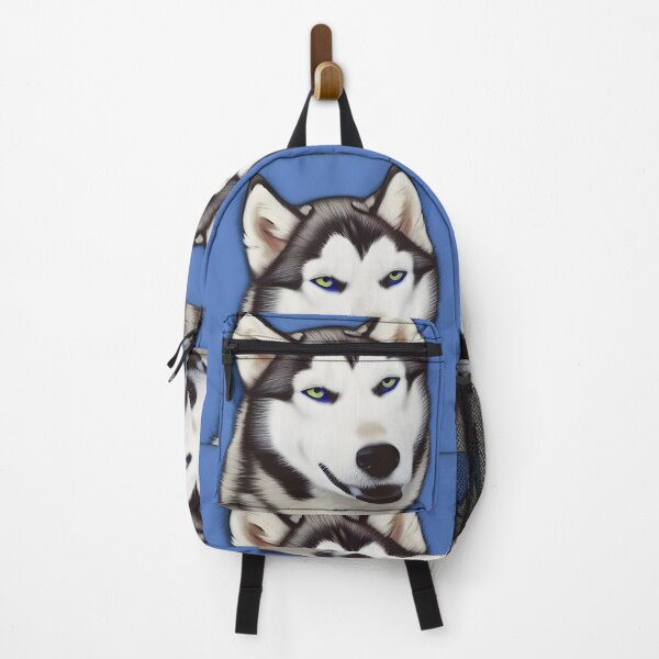 Item preview, Husky on a blue background designed and sold by simaso.