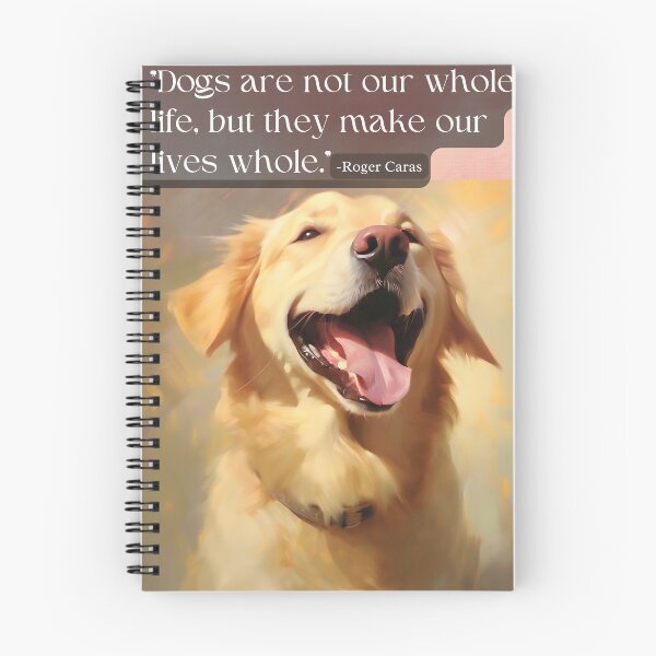 Item preview, Dogs make our life whole quote poster designed and sold by Akanga1.