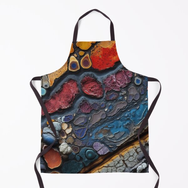 Item preview, Close-up of beautiful minerals magnified to reveal the microscopic organisms and bacteria that once thrived within it. Intricate patterns and vibrant colors designed and sold by anytka.