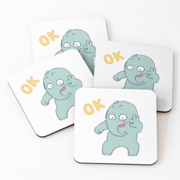Item preview, elephant looked satisfied, like, pleased and say ok designed and sold by snow-at-noon.