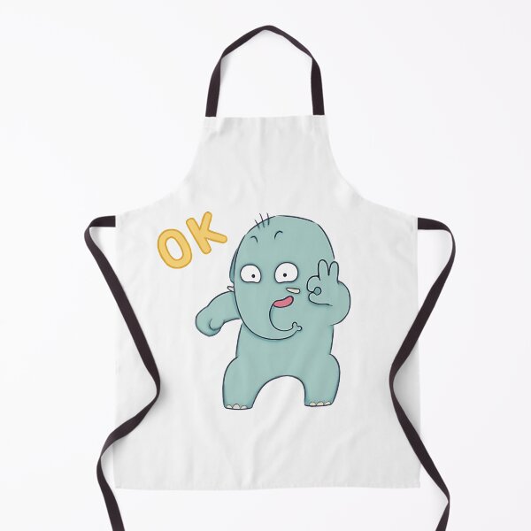 Item preview, elephant looked satisfied, like, pleased and say ok designed and sold by snow-at-noon.