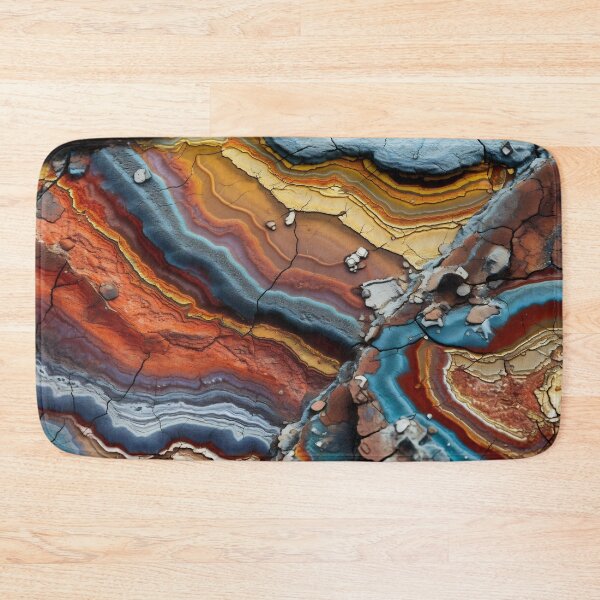 Item preview, Close-up of beautiful minerals magnified to reveal the microscopic organisms and bacteria that once thrived within it. Intricate patterns and vibrant colors. designed and sold by anytka.