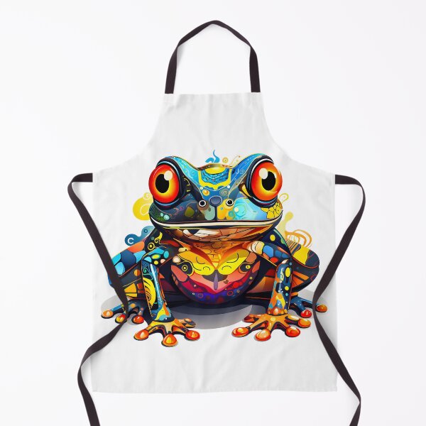 Item preview, Colorful Frog Art - Unique and Beautiful Illustration For Frog Lovers designed and sold by AlanPhotoArt.