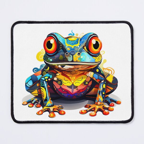 Item preview, Colorful Frog Art - Unique and Beautiful Illustration For Frog Lovers designed and sold by AlanPhotoArt.