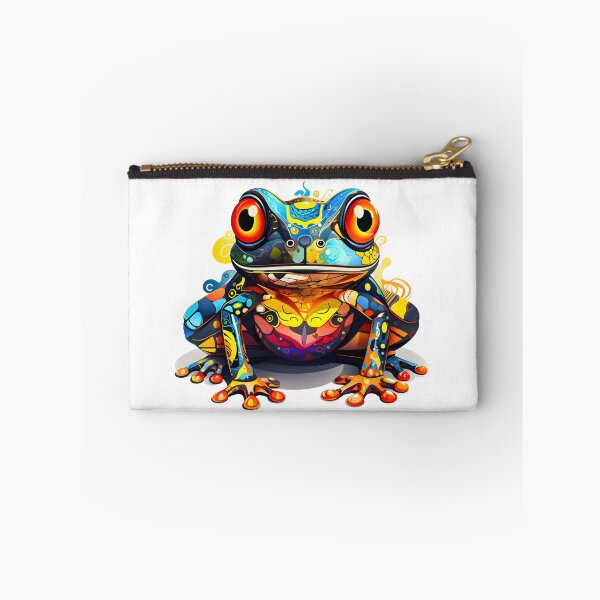 Item preview, Colorful Frog Art - Unique and Beautiful Illustration For Frog Lovers designed and sold by AlanPhotoArt.