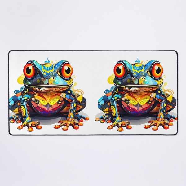Item preview, Colorful Frog Art - Unique and Beautiful Illustration For Frog Lovers designed and sold by AlanPhotoArt.
