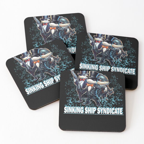Item preview, Sinking Ship Syndicate - Quirky Orca Attacking Boats designed and sold by Cedinho.