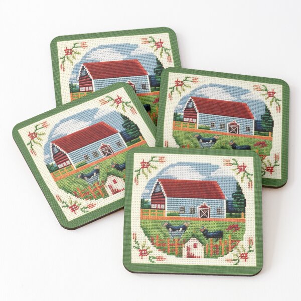 Artikelvorschau, Farm cross stitch entworfen und verkauft von Roxburylane.